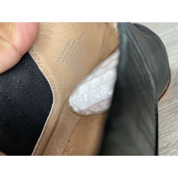 Madewell The Myles Black Leather Ankle Booties Heeled Boots Women Sz 8M US/39EU - Picture 16 of 16